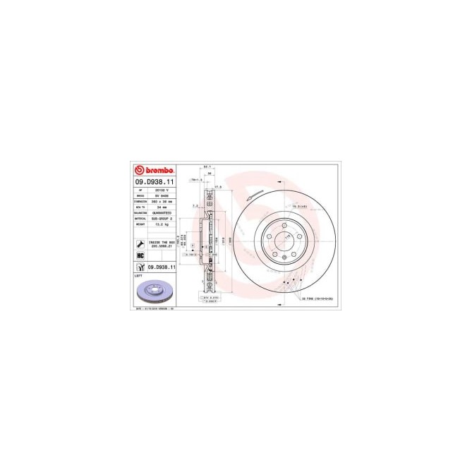 Disc frana BREMBO