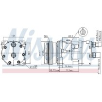 Compresor, climatizare NISSENS