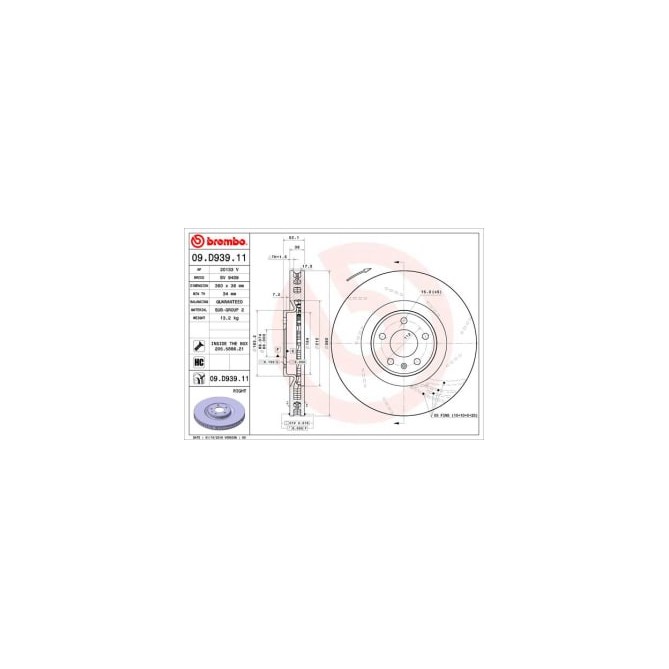 Disc frana BREMBO