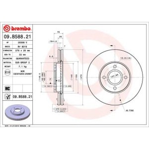 Disc frana BREMBO