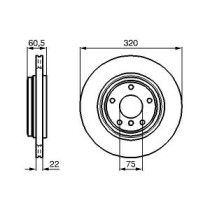 Disc frana BOSCH