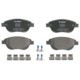 Set placute frana fata BOSCH pentru CITROEN BERLINGO, C3 I, C4, XSARA, PEUGEOT 1007, 206, 307, dimensiuni 57.0 mm x 136.9 mm x 19.0 mm