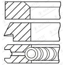 Set segmenti piston GOETZE