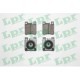 Set placute frana spate LPR pentru MERCEDES 124 (W124), C (CL203), CLK (A208), dimensiuni 69.8 mm x 61.7 mm x 15.3 mm