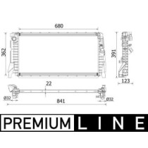 Radiator, racire motor MAHLE