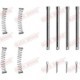 Set accesorii placute frana fata QUICK BRAKE pentru LAND ROVER DEFENDER, DISCOVERY I 2.0-4.0 06.89-02.16