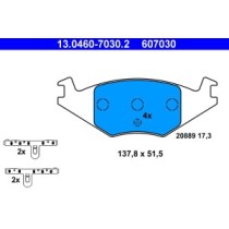 Set placute frana,frana disc ATE