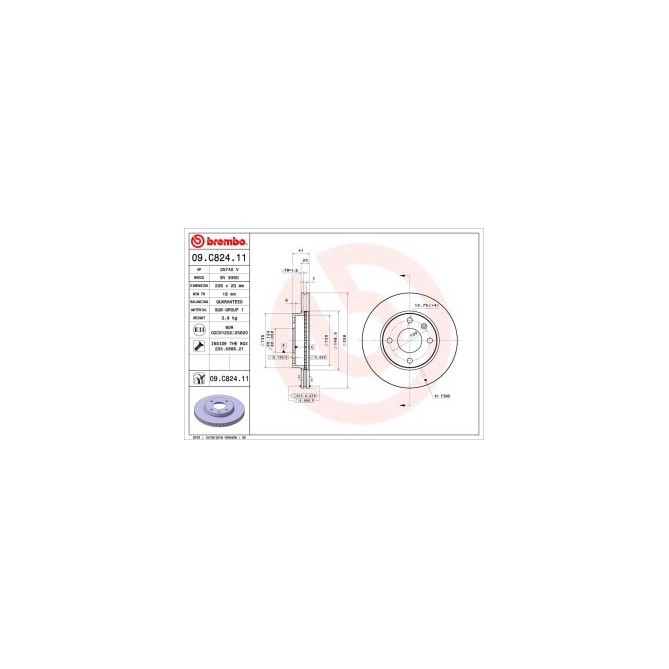 Disc frana BREMBO