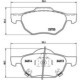 Set placute frana disc BREMBO Honda Accord VII 2.0/2.2D/2.4 02.03-07.08 Fata Inaltime 65mm Latime 156mm Grosime 17mm Senzor uzura Da