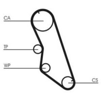 Curea de distributie CONTITECH