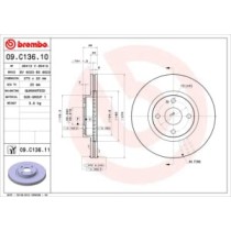 Disc frana BREMBO