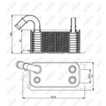 Radiator ulei, ulei motor NRF