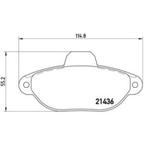 Set placute frana,frana disc BREMBO