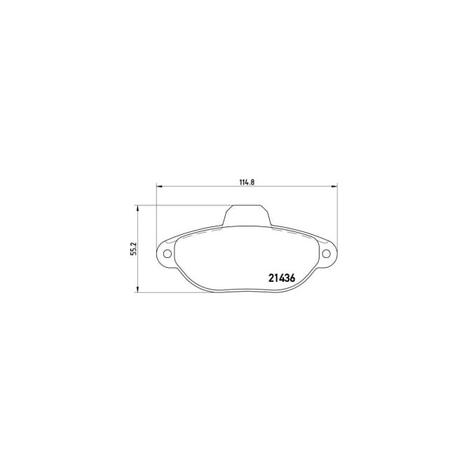 Set placute frana,frana disc BREMBO