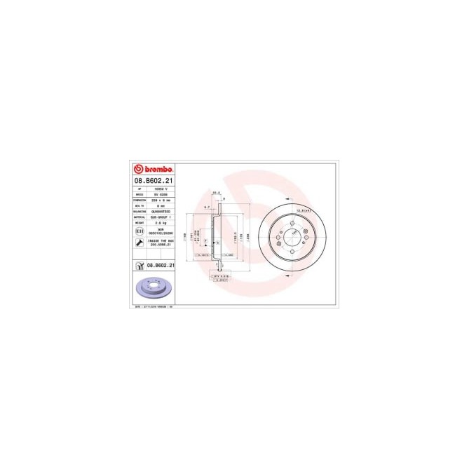 Disc frana BREMBO