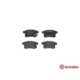 Set placute frana disc BREMBO spate Honda Accord VIII IX 2.0-3.5 06.08- inaltime 47.0mm latime 94.0mm grosime 15.0mm senzori uzura