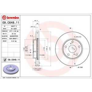 Disc frana BREMBO