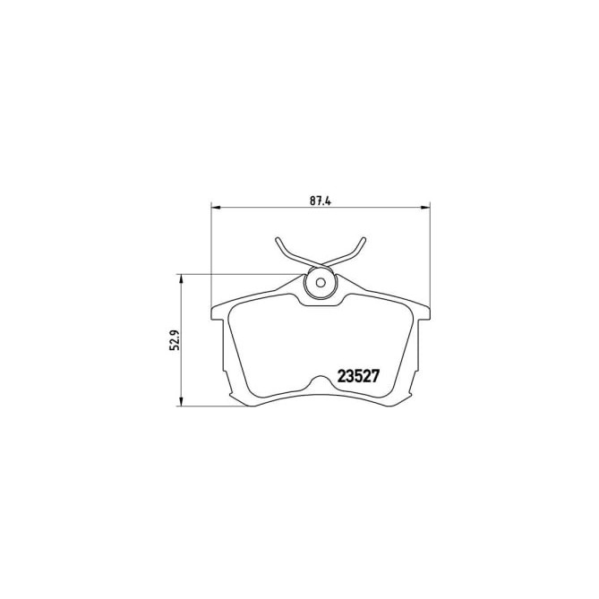 Set placute frana,frana disc BREMBO