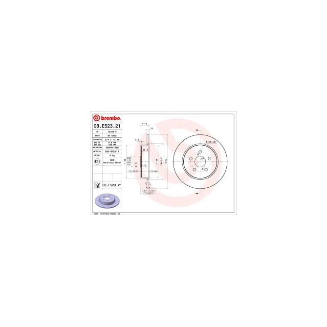 Disc frana BREMBO