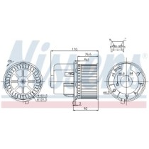 Ventilator, habitaclu NISSENS