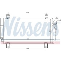 Condensator, climatizare NISSENS