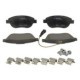 Set placute frana fata BOSCH pentru ABARTH 500/595/695, FIAT BRAVO II, DOBLO, GRANDE PUNTO, LANCIA DELTA III 57.4mm x 136.8mm x 18.3mm