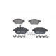 Set placute frana fata BOSCH pentru ABARTH 500/595/695, FIAT BRAVO II, DOBLO, GRANDE PUNTO, LANCIA DELTA III 57.4mm x 136.8mm x 18.3mm