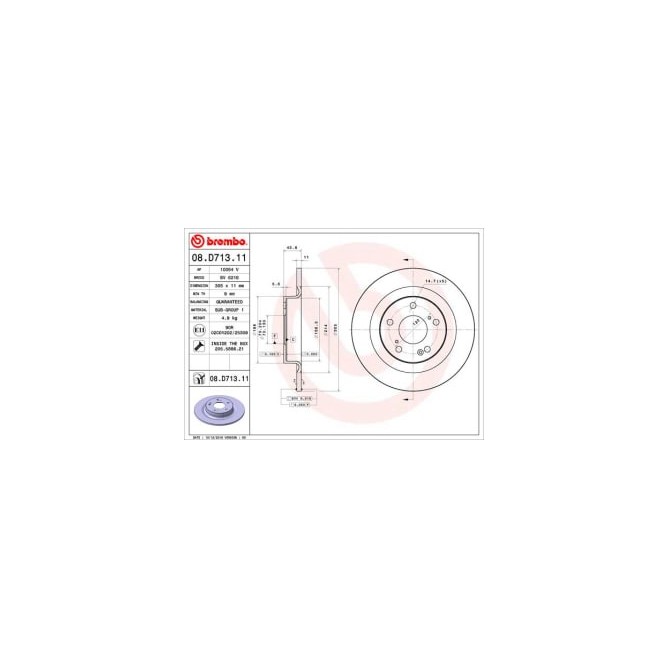 Disc frana BREMBO