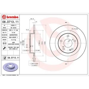 Disc frana BREMBO