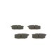 Set placute frana fata BOSCH pentru CITROEN AX, C15/MINIVAN, ZX, ZX/HATCHBACK; PEUGEOT 306, 306/HATCHBACK 1.1-1.9D 04.87-12.05