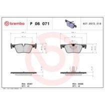 Placute de frana - Tuning BREMBO