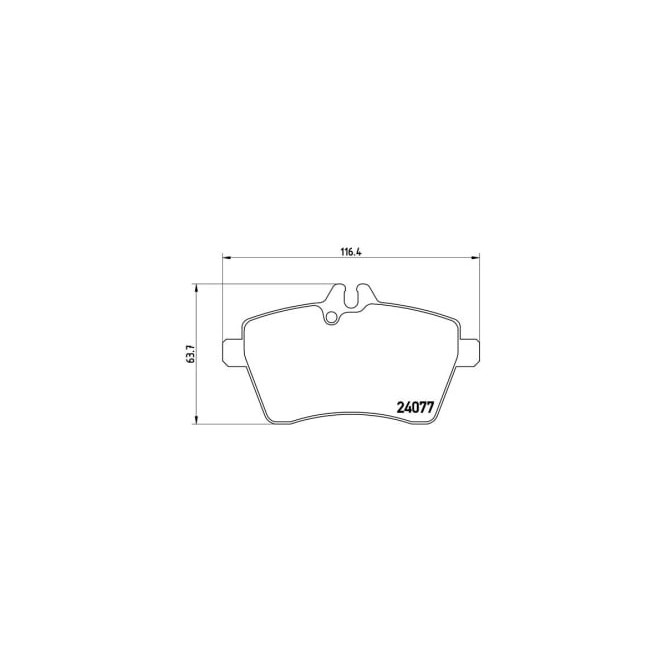 Set placute frana,frana disc BREMBO