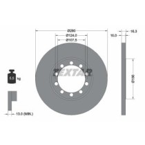 Disc frana TEXTAR