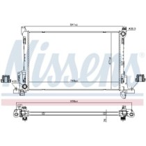 Radiator, racire motor NISSENS