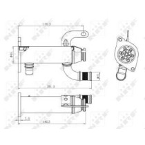 Radiator, recirculare gaze de esapament NRF