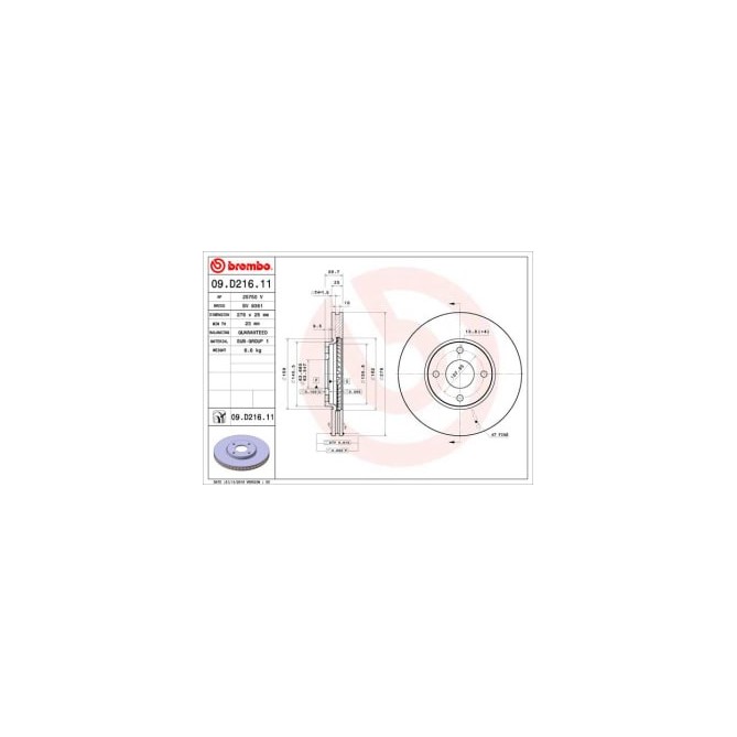 Disc frana BREMBO