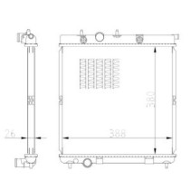 Radiator, racire motor NRF