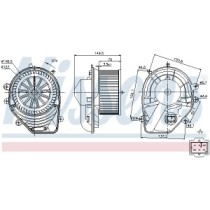 Ventilator, habitaclu NISSENS