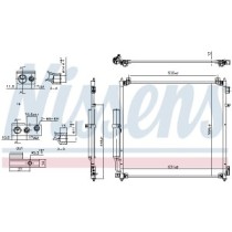 Condensator, climatizare NISSENS