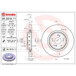 Disc frana BREMBO