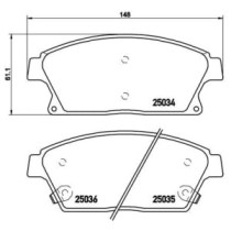 Placute de frana - Tuning BREMBO