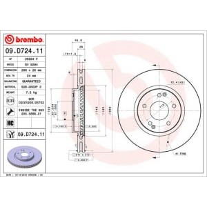 Disc frana BREMBO