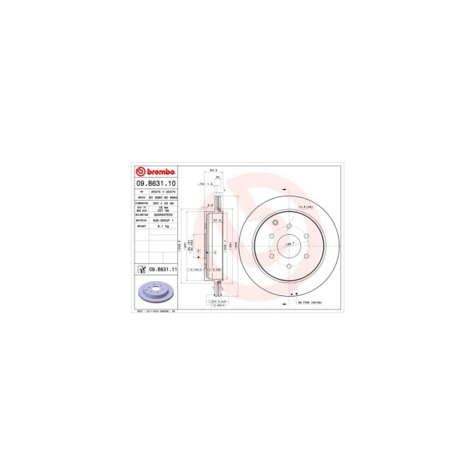 Disc frana BREMBO