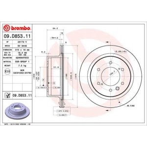 Disc frana BREMBO