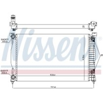 Radiator, racire motor NISSENS