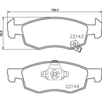 Set placute frana,frana disc BREMBO