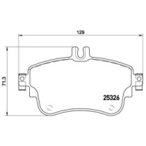 Placute de frana - Tuning BREMBO