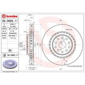 Disc frana BREMBO