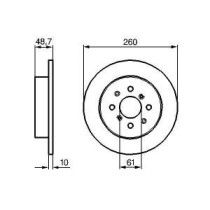 Disc frana BOSCH