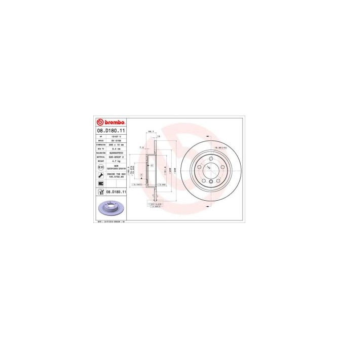 Disc frana BREMBO